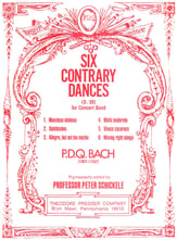 Six Contrary Dances Concert Band sheet music cover